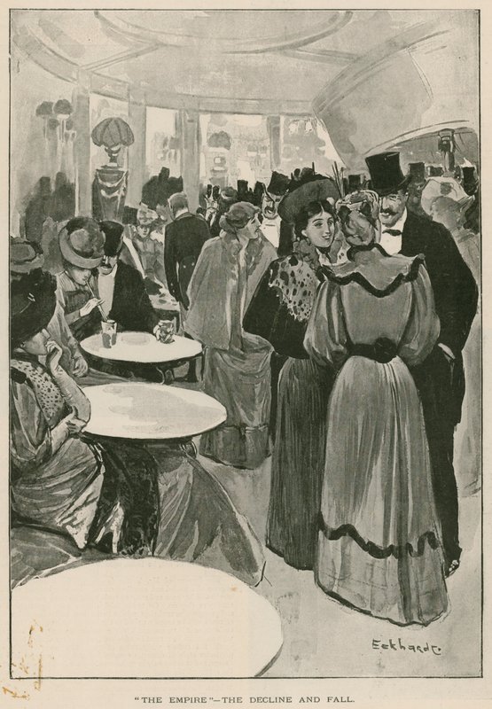 Empire Theatre, Leicester Square, Londýn od English School