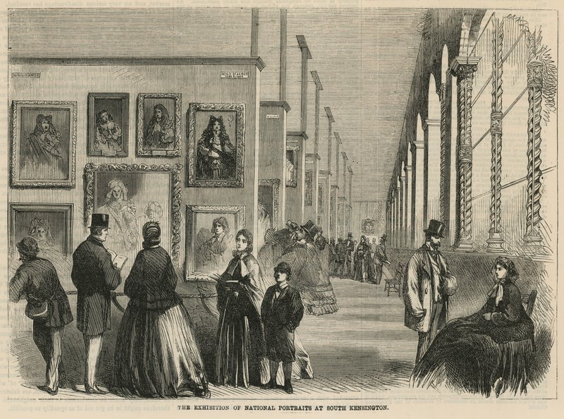Výstava národních portrétů v South Kensington od English School