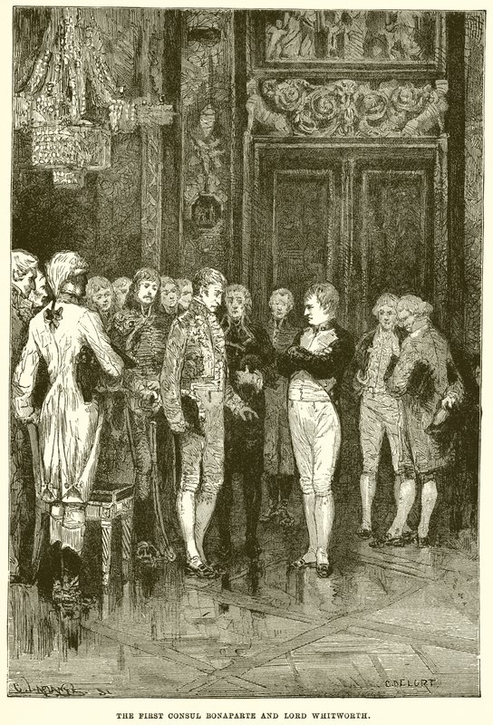 První konzul Bonaparte a lord Whitworth od English School