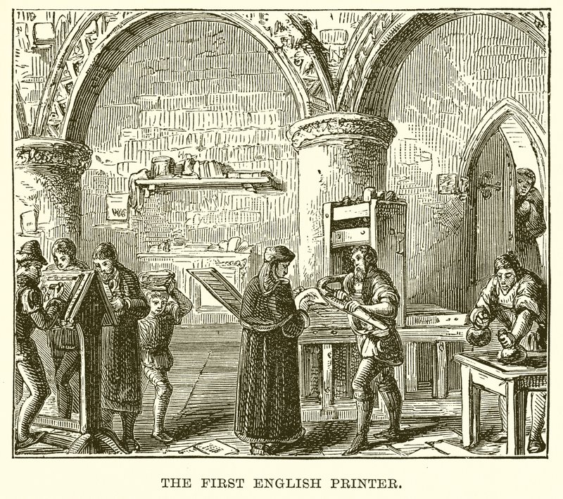 První anglická tiskárna od English School