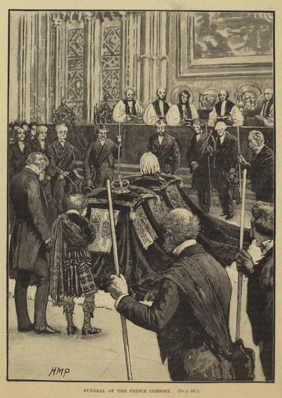 Pohřeb Alberta, prince Consorta od English School