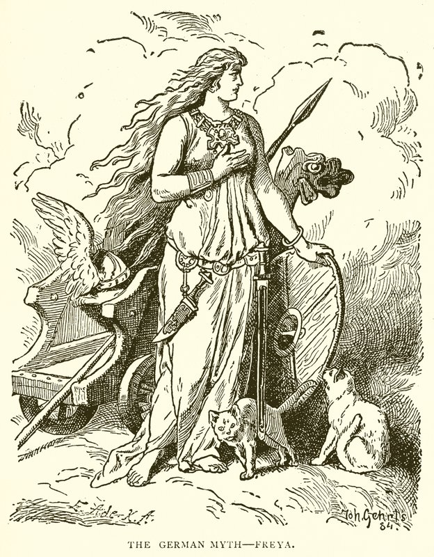 Německý mýtus - Freya od English School