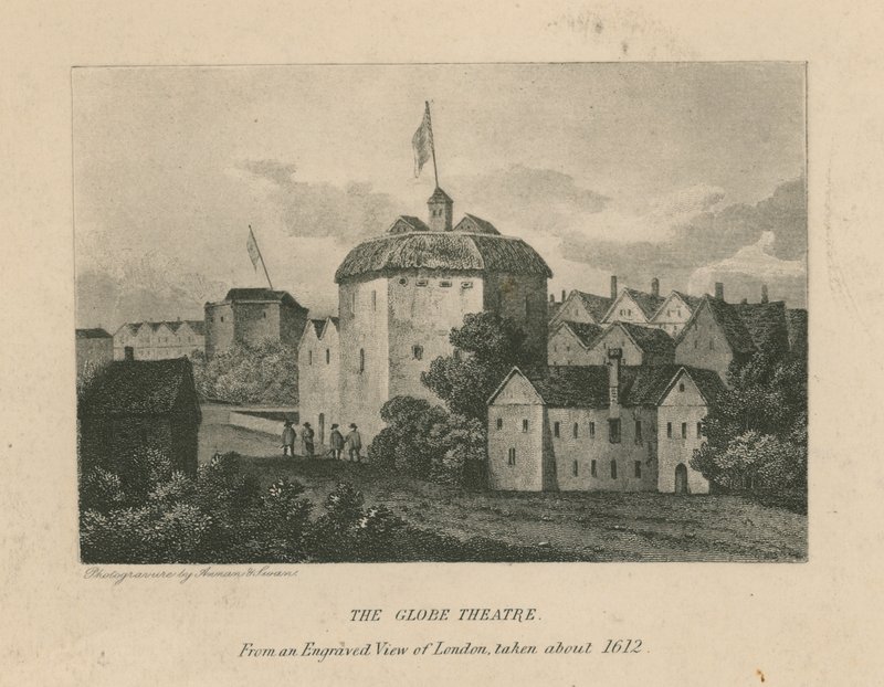 The Globe Theatre, Bankside, Southwark, Londýn od English School