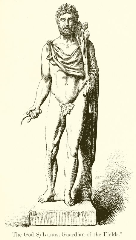 Bůh Sylvanus, strážce polí od English School