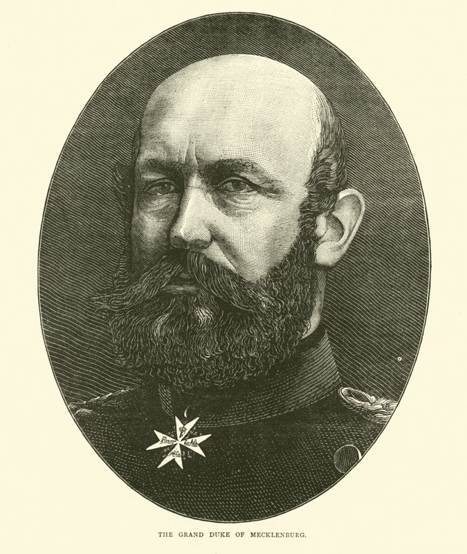 Velkovévoda z Meklenburska, září 1870 od English School