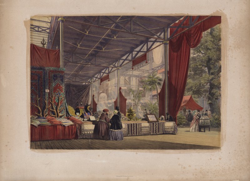 Velká výstava 1851, Turecko č. 1 (barevná rytina) od English School