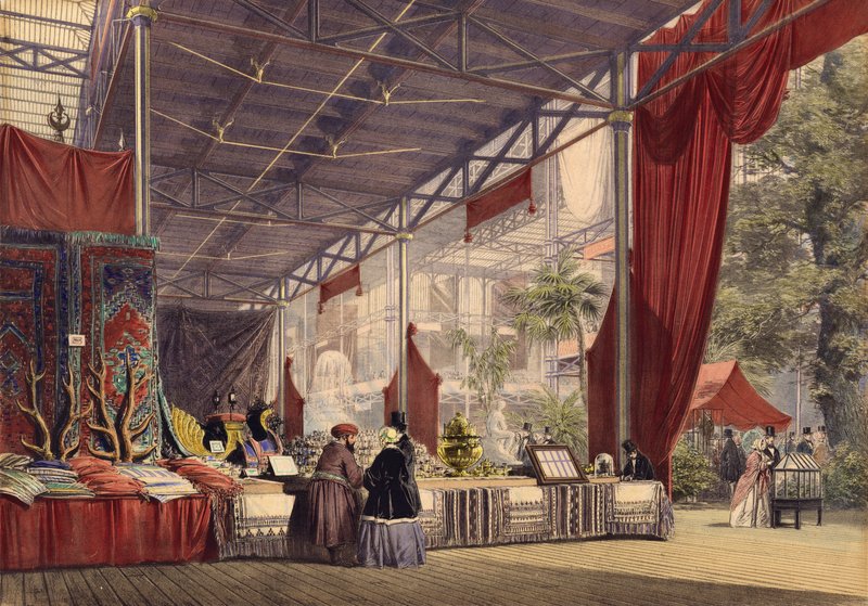 Velká výstava 1851, Turecko č. 1 (barevná rytina) od English School