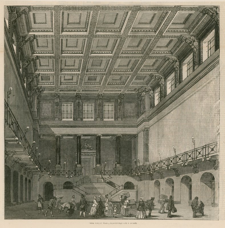 The Great Hall, Euston Square Station, Londýn od English School