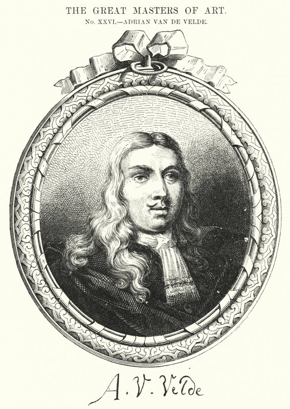 Velcí mistři umění, Adrian Van de Velde (rytina) od English School
