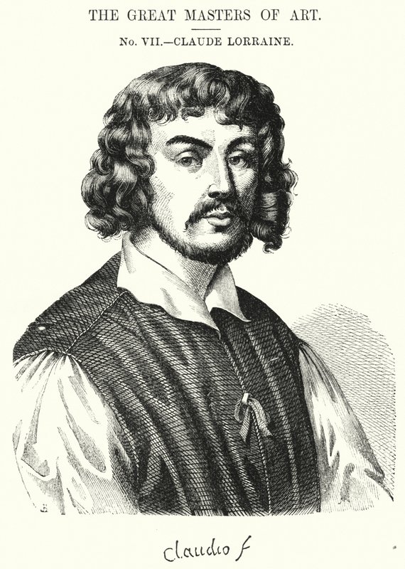 Velcí mistři umění, Claude Lorraine (rytina) od English School