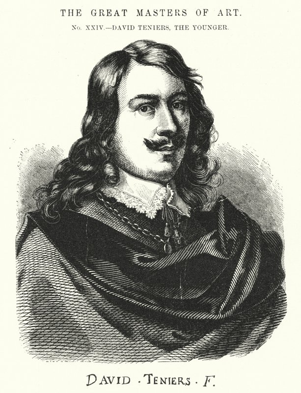 Velcí mistři umění, David Teniers mladší (rytina) od English School
