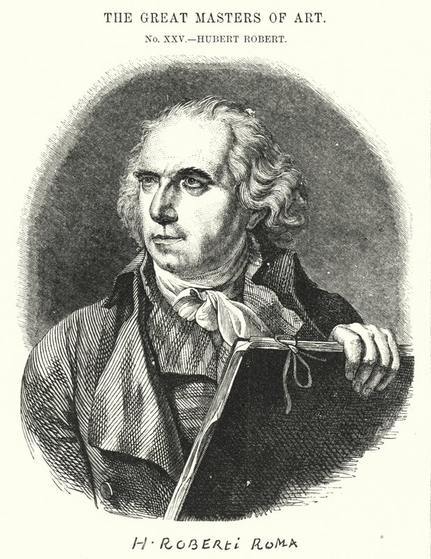 Velcí mistři umění, Hubert Robert (rytina) od English School