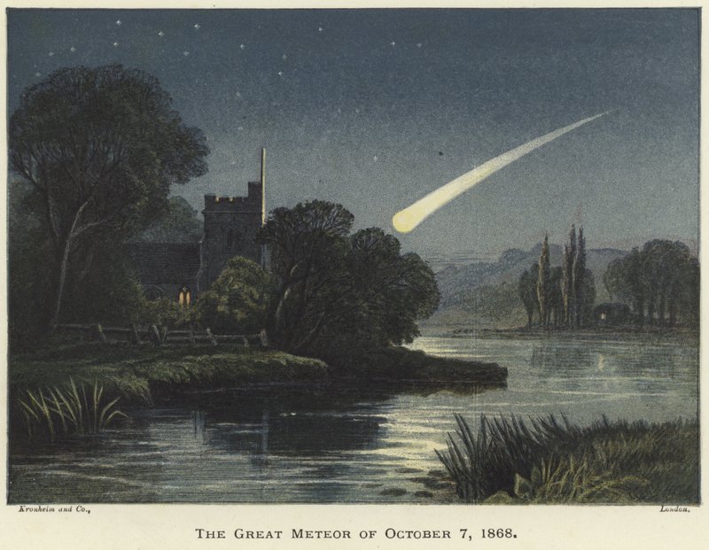 Velký meteor ze 7. října 1868 od English School