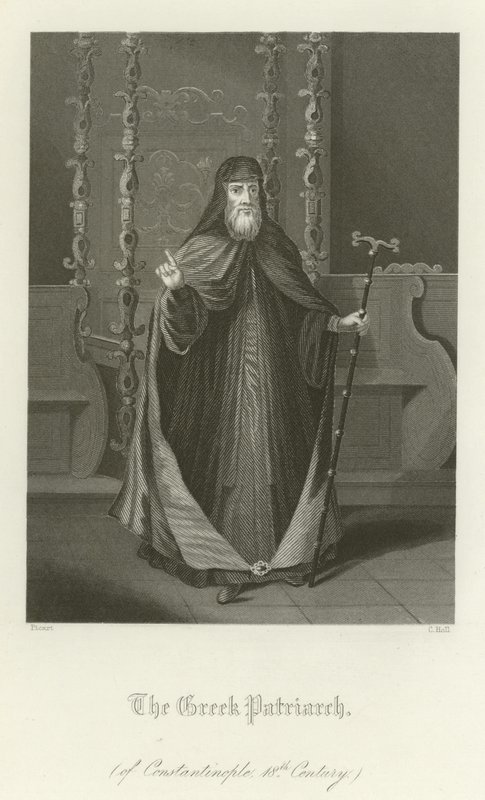 Konstantinopolský řecký patriarcha, 18. století od English School