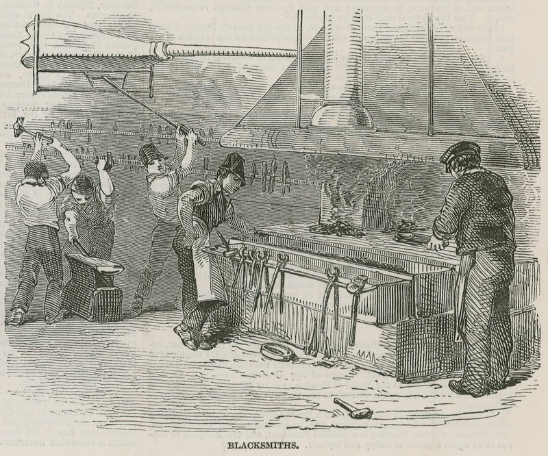The Greenwich Royal Hospital Schools; Kováři od English School