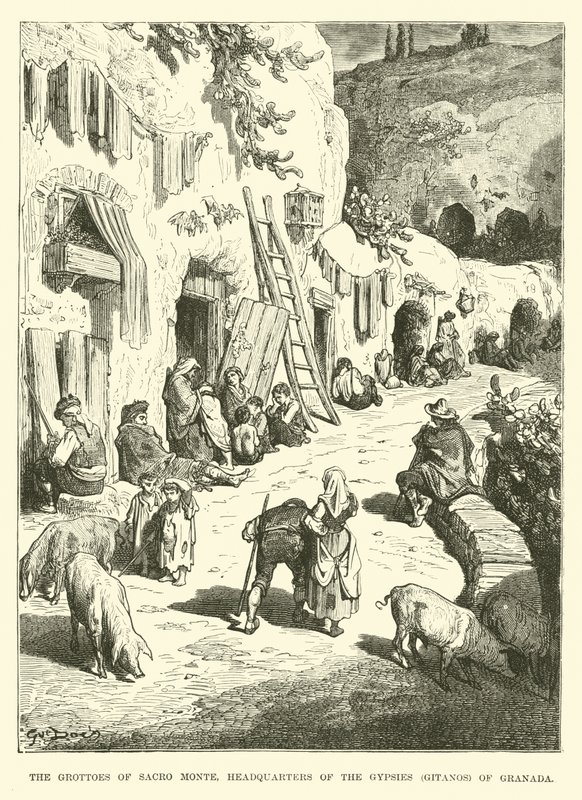 Grottoes of Sacro Monte, sídlo cikánů, Gitanos z Granady od English School