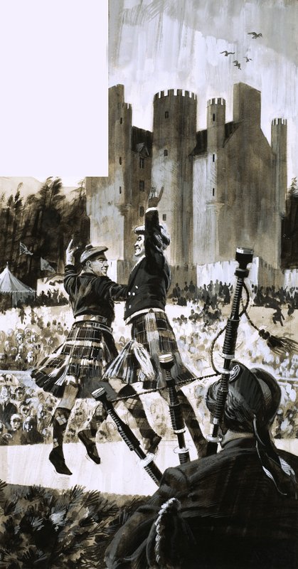 Highland Games of Braemar od English School
