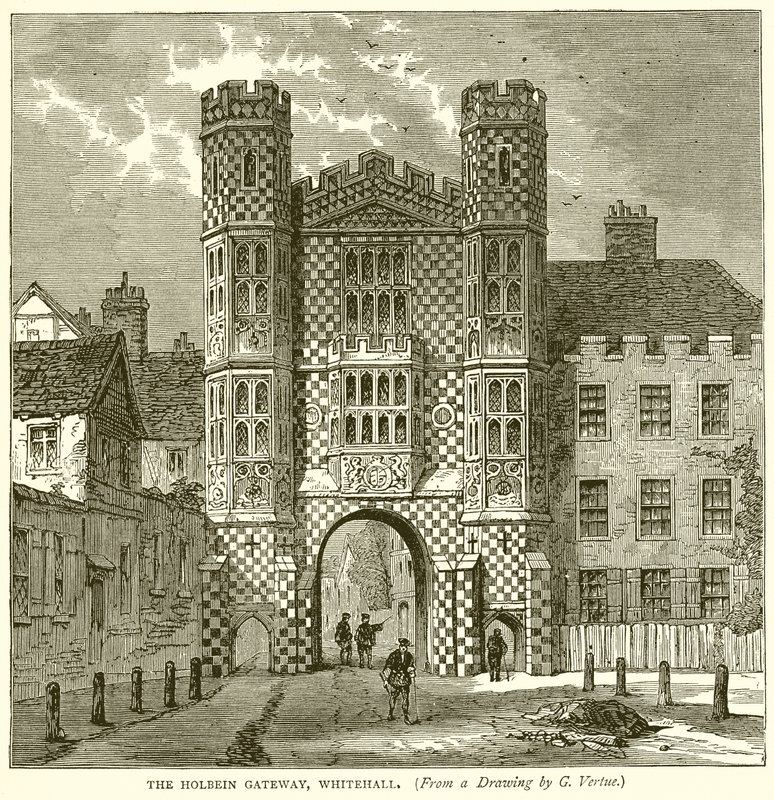 Brána Holbein, Whitehall od English School