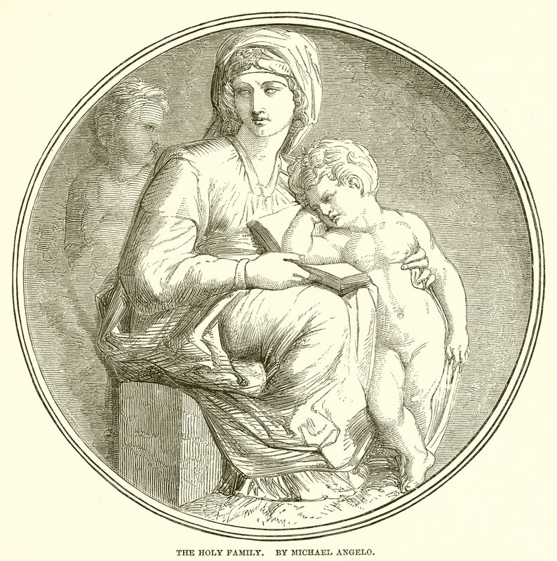 Svatá rodina. Autor: Michael Angelo od English School