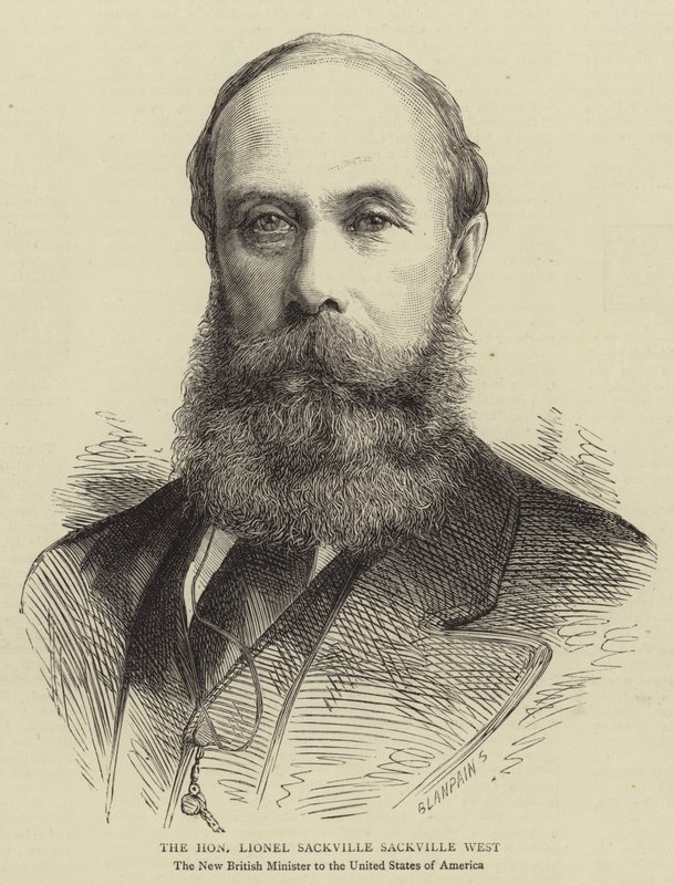 Ctihodný Lionel Sackville Sackville West (rytina) od English School