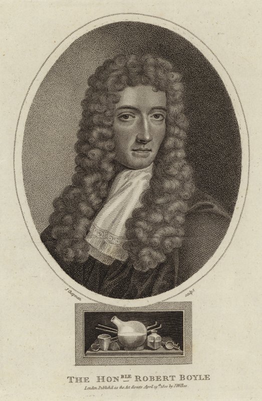 Ctihodný Robert Boyle (1627 - 1691) od English School