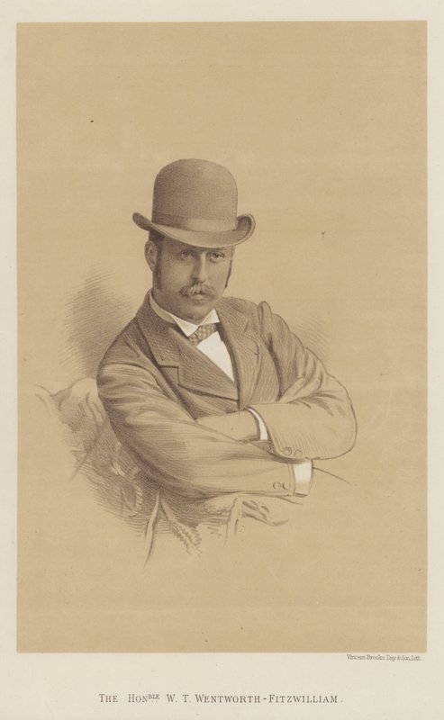 The Honourable W T Wentworth-Fitzwilliam (litografie) od English School