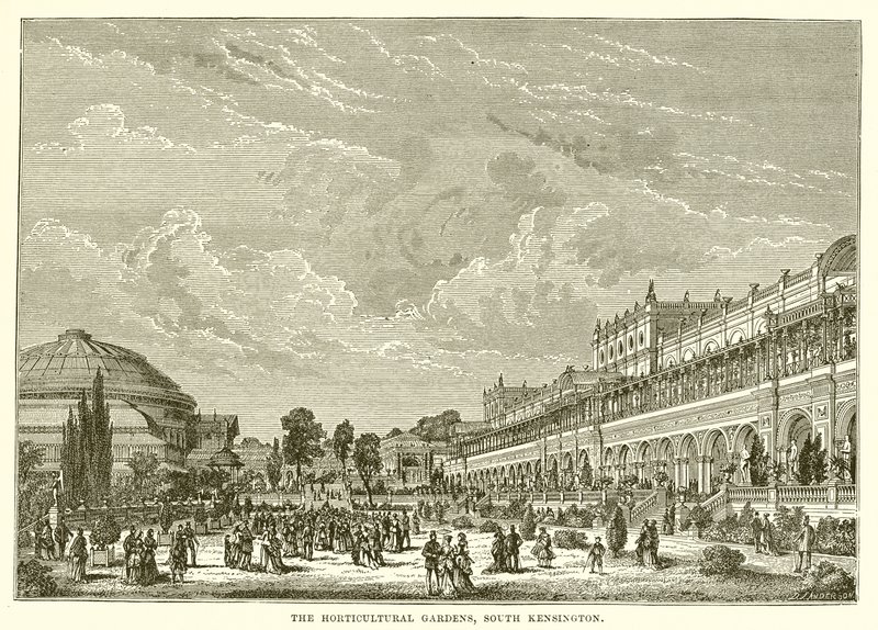 Zahradnické zahrady, South Kensington od English School
