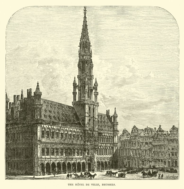 Hotel de Ville, Brusel od English School