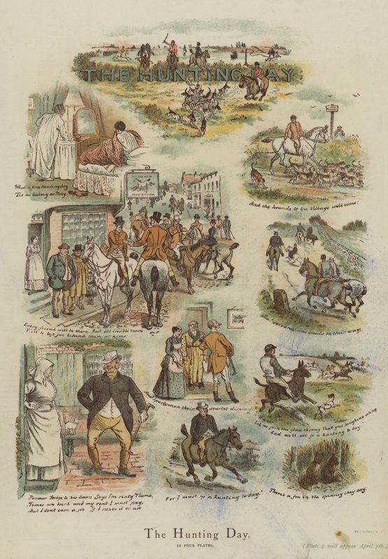 Den lovu (chromolitho) od English School