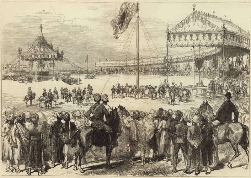 Imperial Durbar v Dillí od English School