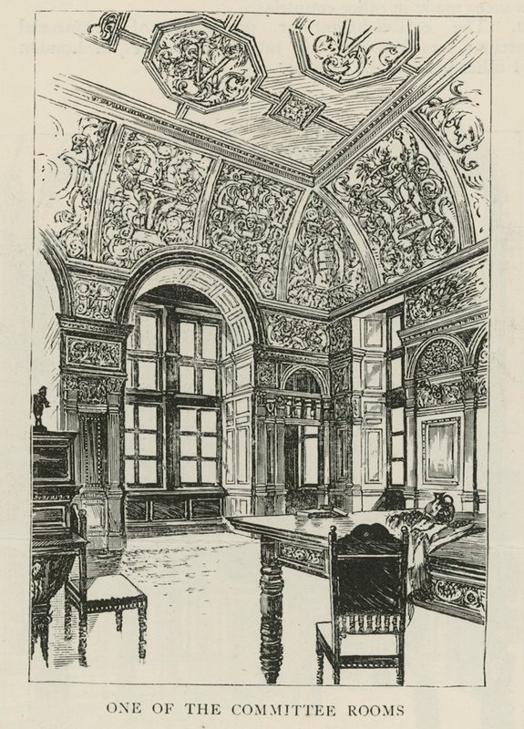 Imperial Institute: Jedna z místností výboru od English School