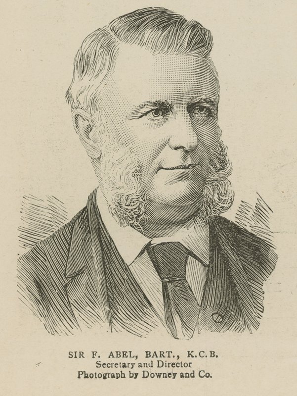 Imperial Institute: Sir F Abel, tajemník a ředitel od English School