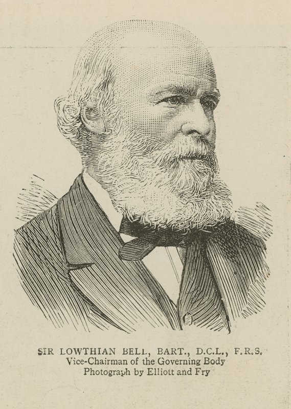Imperial Institute: Sir Lowthian Bell, místopředseda vedoucího sboru od English School