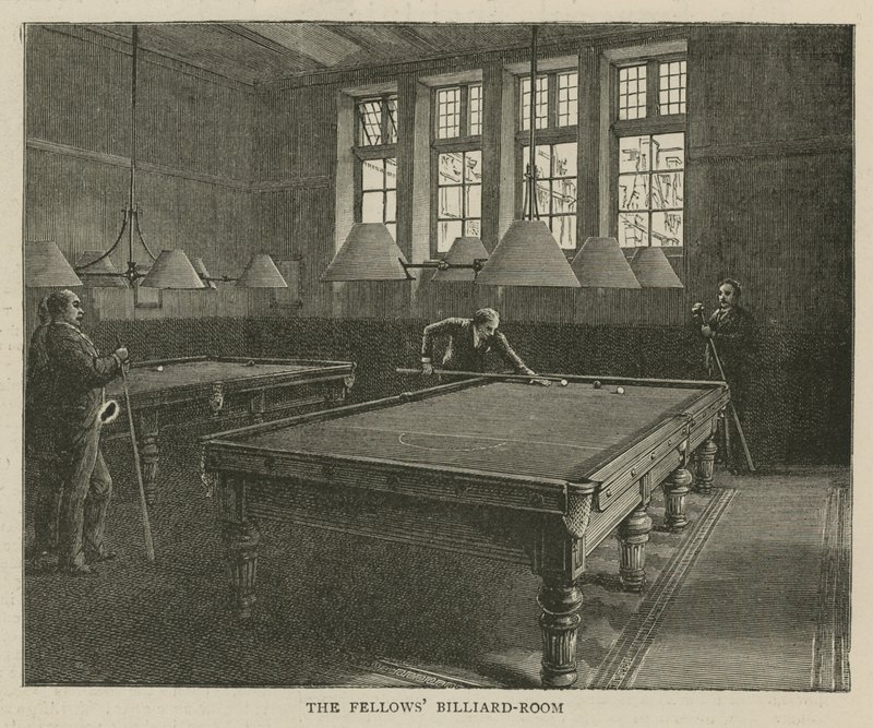 The Imperial Institute: The Fellows billiard room od English School