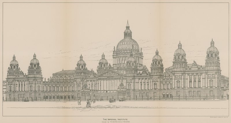 Imperial Institute, design TN Deane a TM Deane od English School