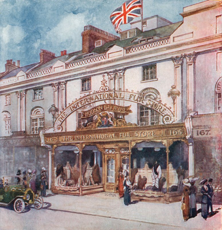 Mezinárodní obchod s kožešinami na adrese 162163 Regent Street od English School