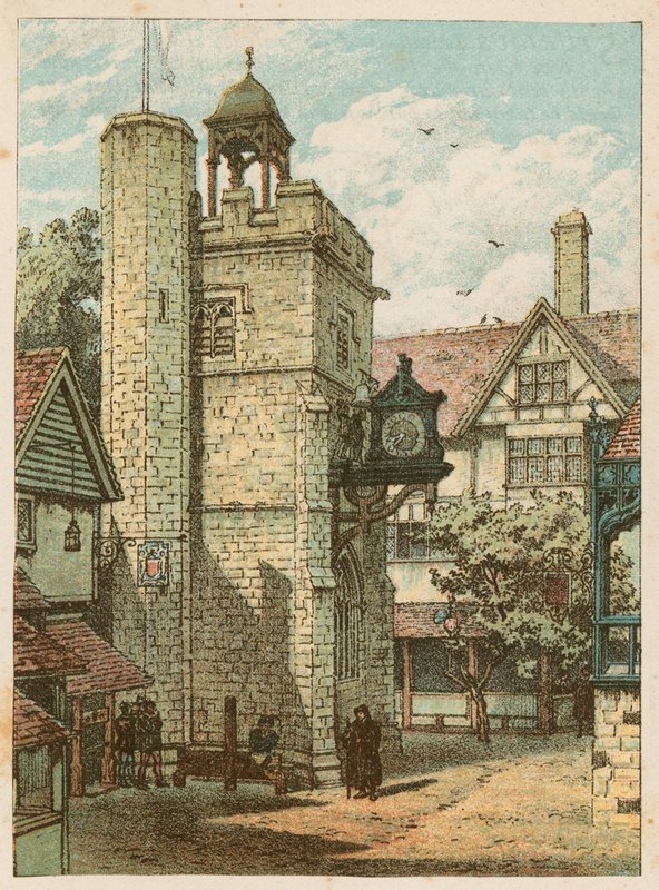 Mezinárodní výstava zdraví v South Kensington, 1884: All-Hallows, Stained, Londýn od English School