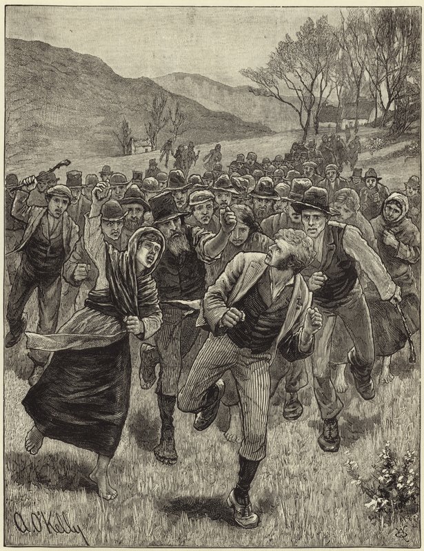 Agitace Irské zemské ligy od English School