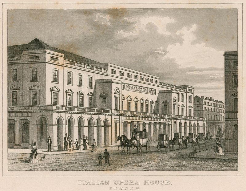 Italská opera, Londýn od English School