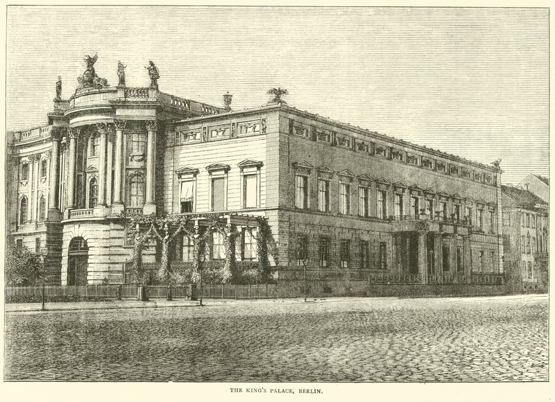 Královský palác, Berlín, březen 1871 od English School