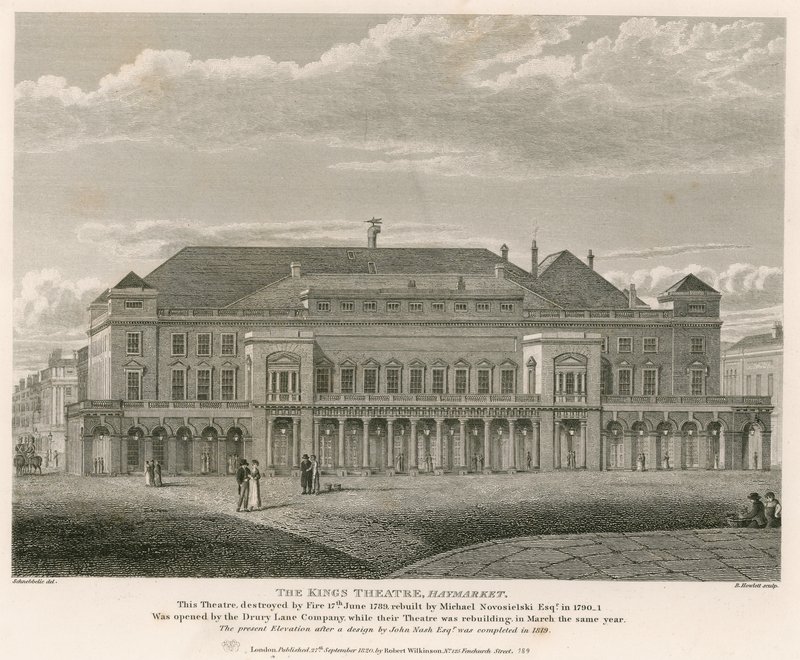 The Kings Theatre, Haymarket, Londýn od English School