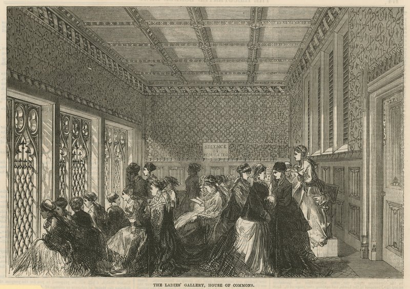 Ladies Gallery, Dolní sněmovna od English School