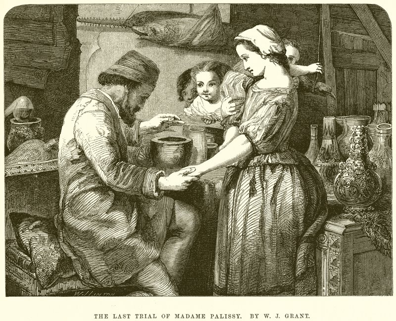 Poslední proces s Madame Palissy. Autor W. J. Grant od English School