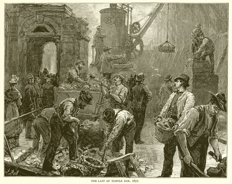 Poslední z Temple Bar, 1877 od English School