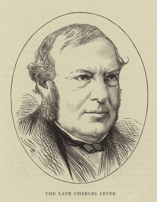 The Late Charles Lever (rytina) od English School