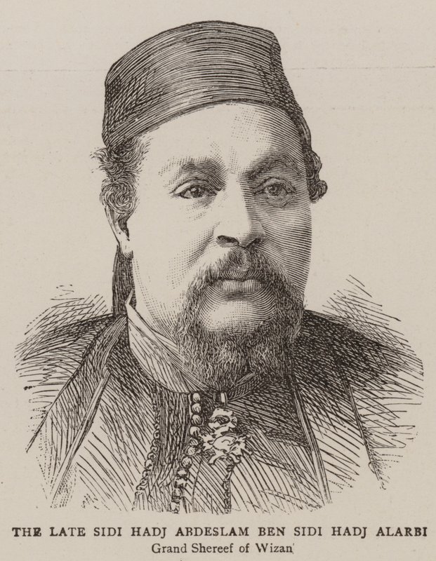 Thalat Sidi Hadj Abdessalem Ibn Sidi Hadj Al-Arabi (rytina) od English School