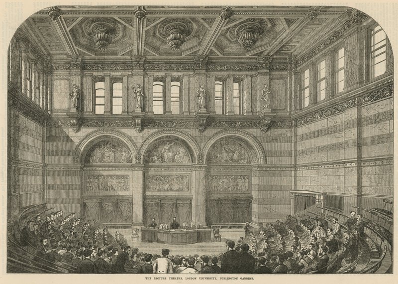 The Lecture Theatre, London University, Burlington Gardens od English School