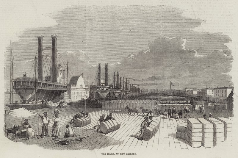 Levee v New Orleans od English School
