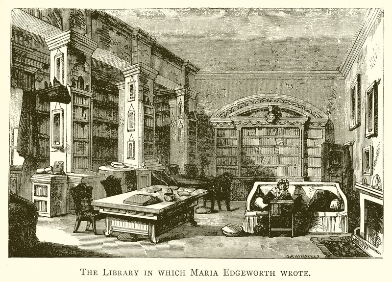 Knihovna, ve které Maria Edgeworthová psala od English School