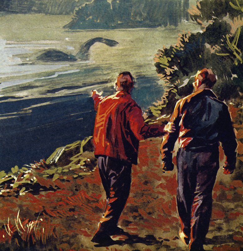 Lochnesská příšera byla často k vidění ve 30. letech 20. století od English School